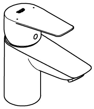 GROHE 23773001 - START EDGE mosdócsaptelep, S méret, fényes króm