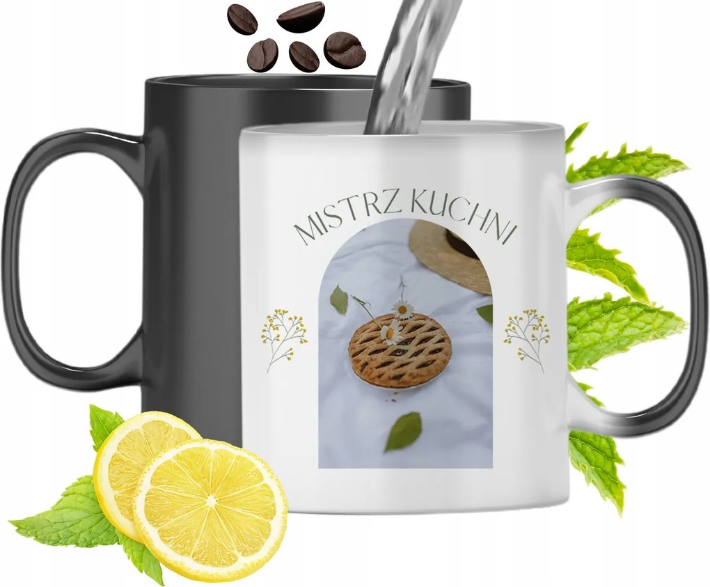 Színváltós Mágikus Bögre Szakácsoknak, fényképes nyomattal