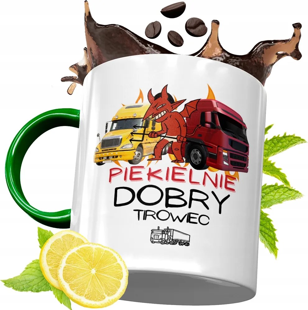 Zöld Bögre Kamionosnak Születésnapra Ajándék