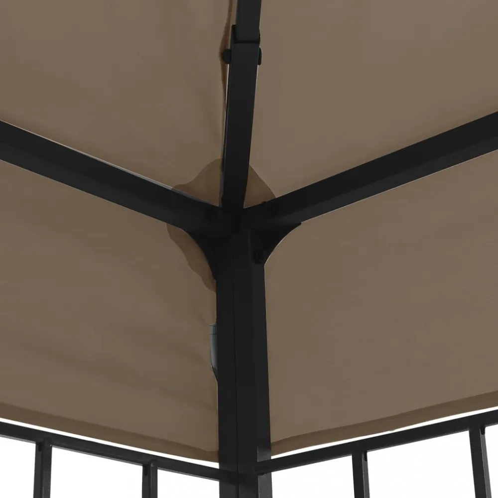 tópszínű pavilon 3 x 3 m