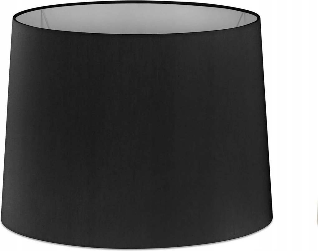 Faro textil lámpaernyő fekete, átmérő: 500x350x450 mm, modern dizájn