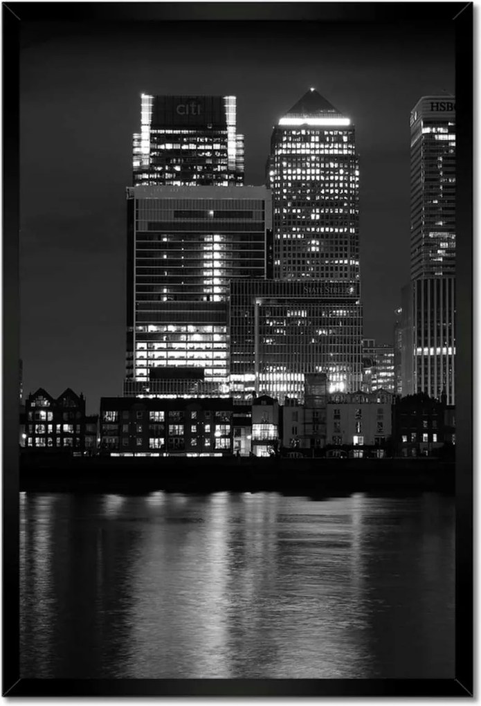 Poszterek keretben 40x60 Black and White London