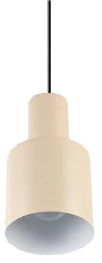 Sárga függőlámpa fém búrával ø 12 cm Agudo – Trio