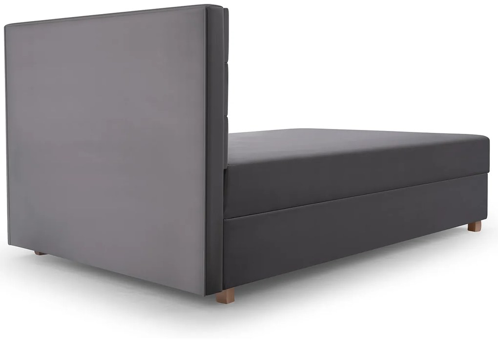 Egyszemélyes ágy 120 cm Picasso II (szürke) (tárolóhellyel és matraccal) . Akció -17%. 1071512