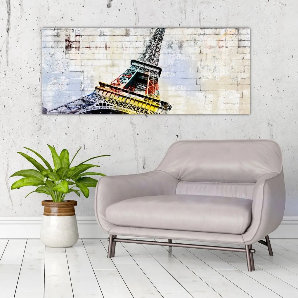 Kép - Az Eiffel-torony digitális művészete (120x50 cm)