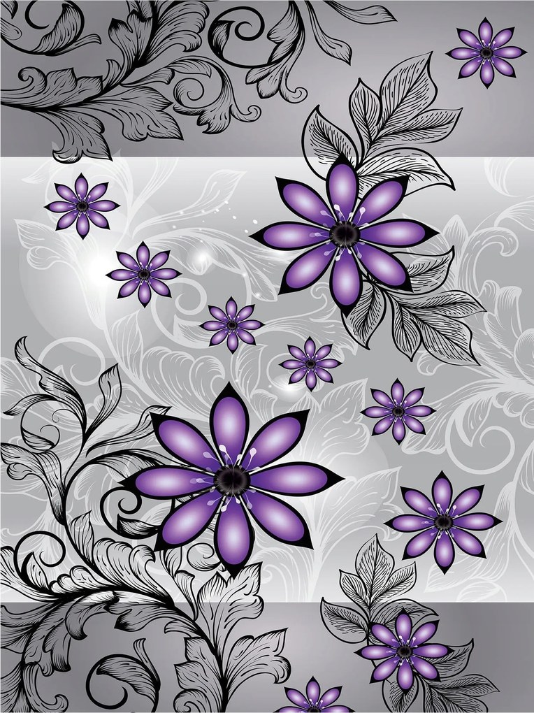 Flizelin fotótapéta Virágok és Esszék Stílusos az otthonodba 206x275 +ragasztó