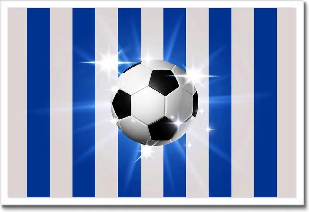 Poszterek keretben 60x40 Foci motívum Csíkok