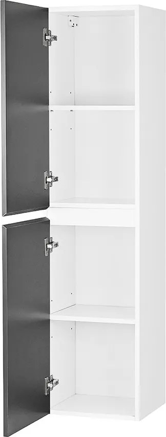 Vario Forte 35 függesztett oldal szekrény fehér-antracit