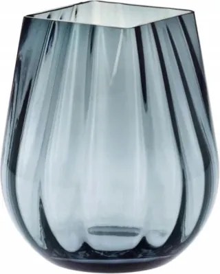 Optikai váza szürkéskék 25,5 cm Krosno