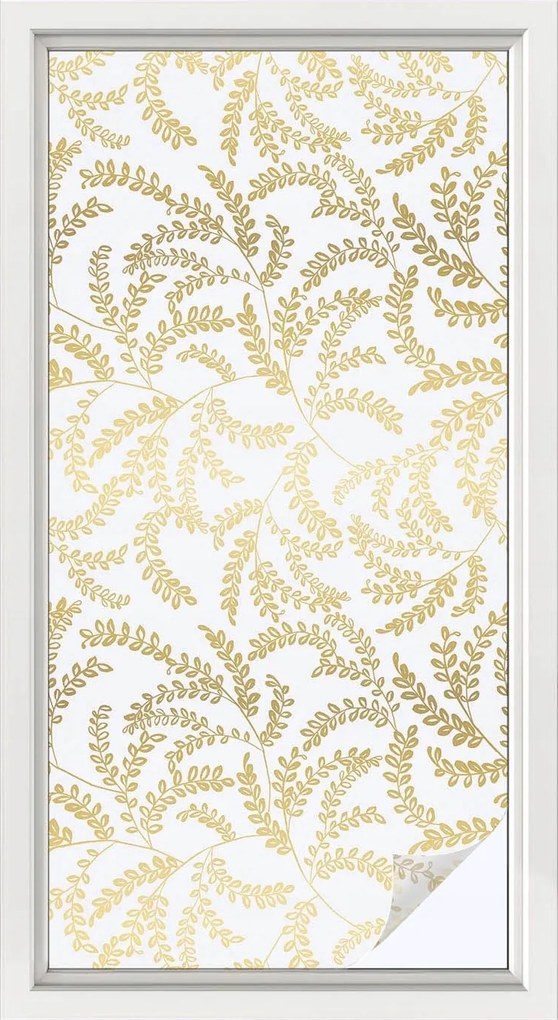 Ablakfólia Szélvédő Adatvédelem Növényi mintás 50x100 cm