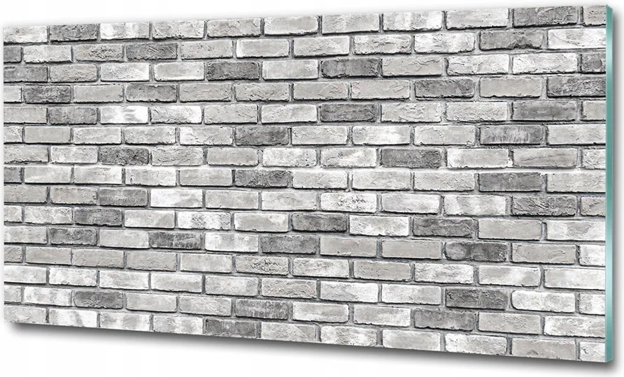 Fotó-kép edzett üveg páva mintás 125x50