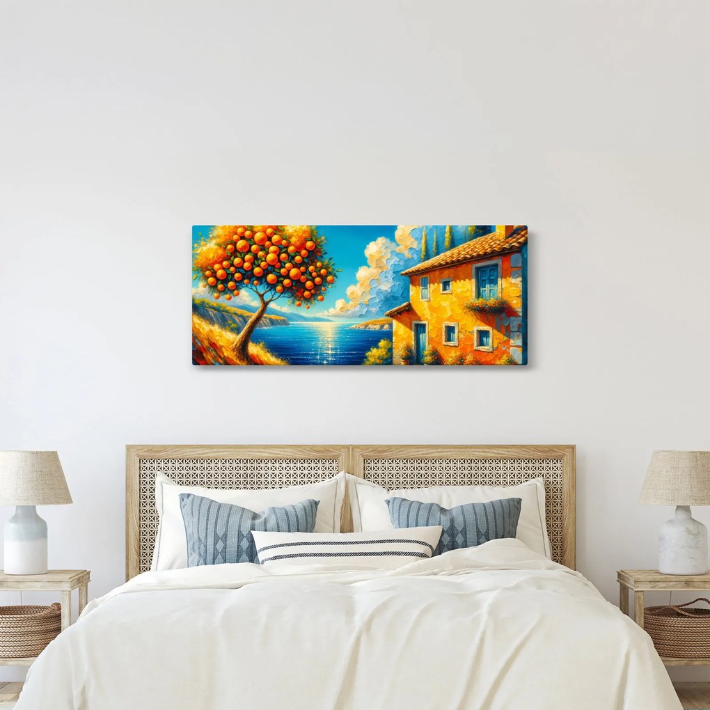 Kép - Ház narancsokkal II. (120x50 cm)