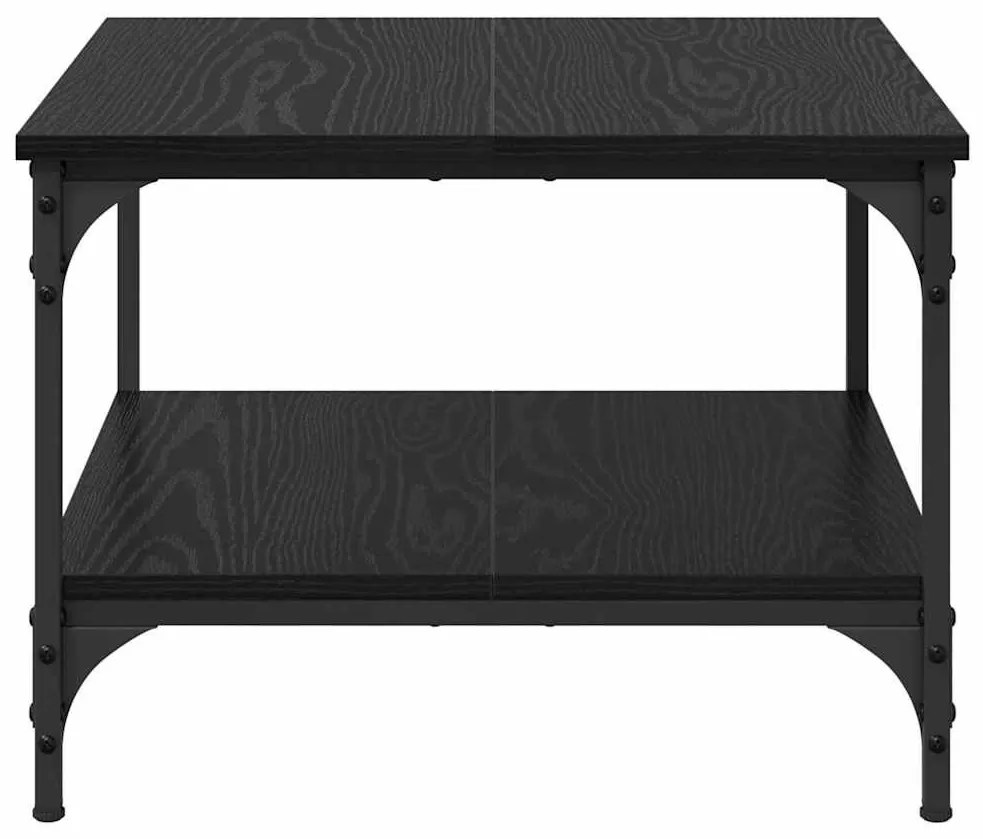 Dohányzóasztal Fekete tölgy 55 x 55 x 40 cm Faanyag