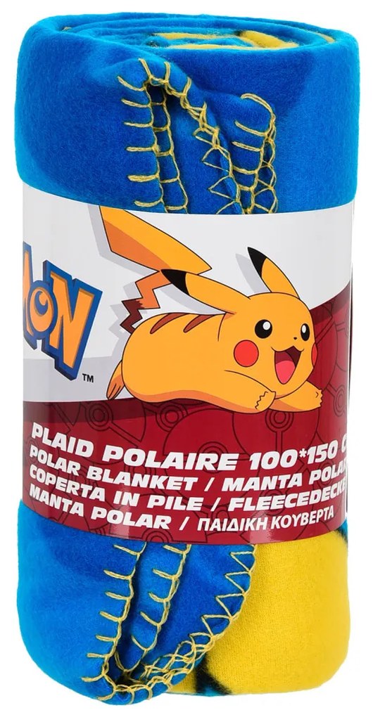 Pokémon Wave polár takaró 100x150cm