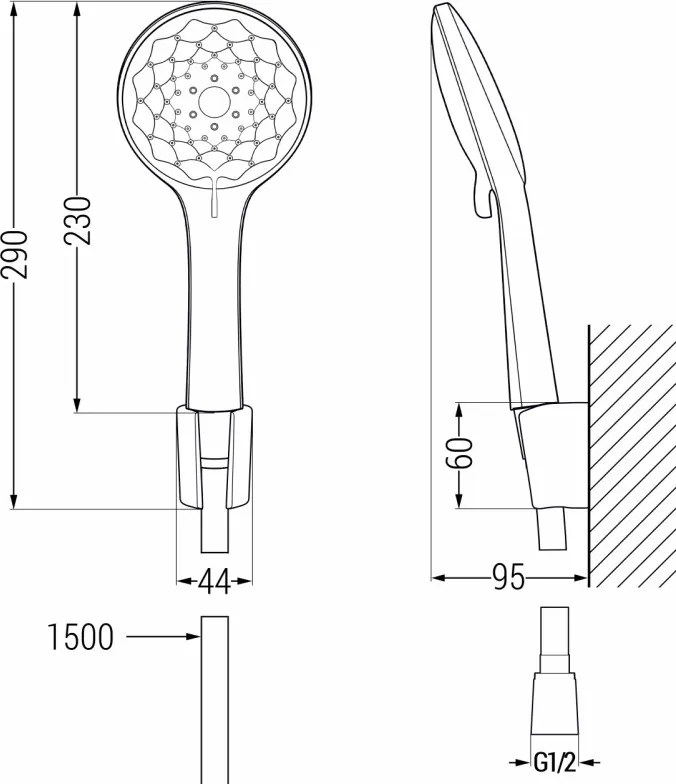 Mexen R-74 pontzuhany készlet, fekete - 785745052-70