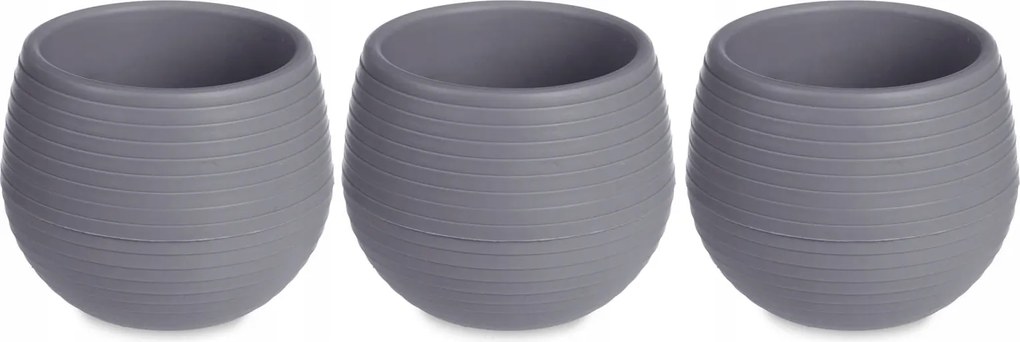 Műanyag Önöntöző Kaspó, 3 Darab, Ø 10 CM, Arte Regal