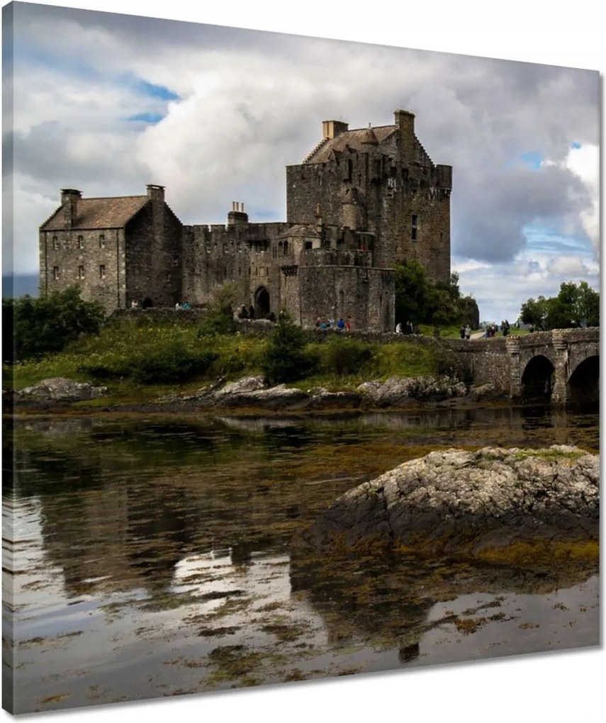 Vászonkép 50x50 Kastély a vízen