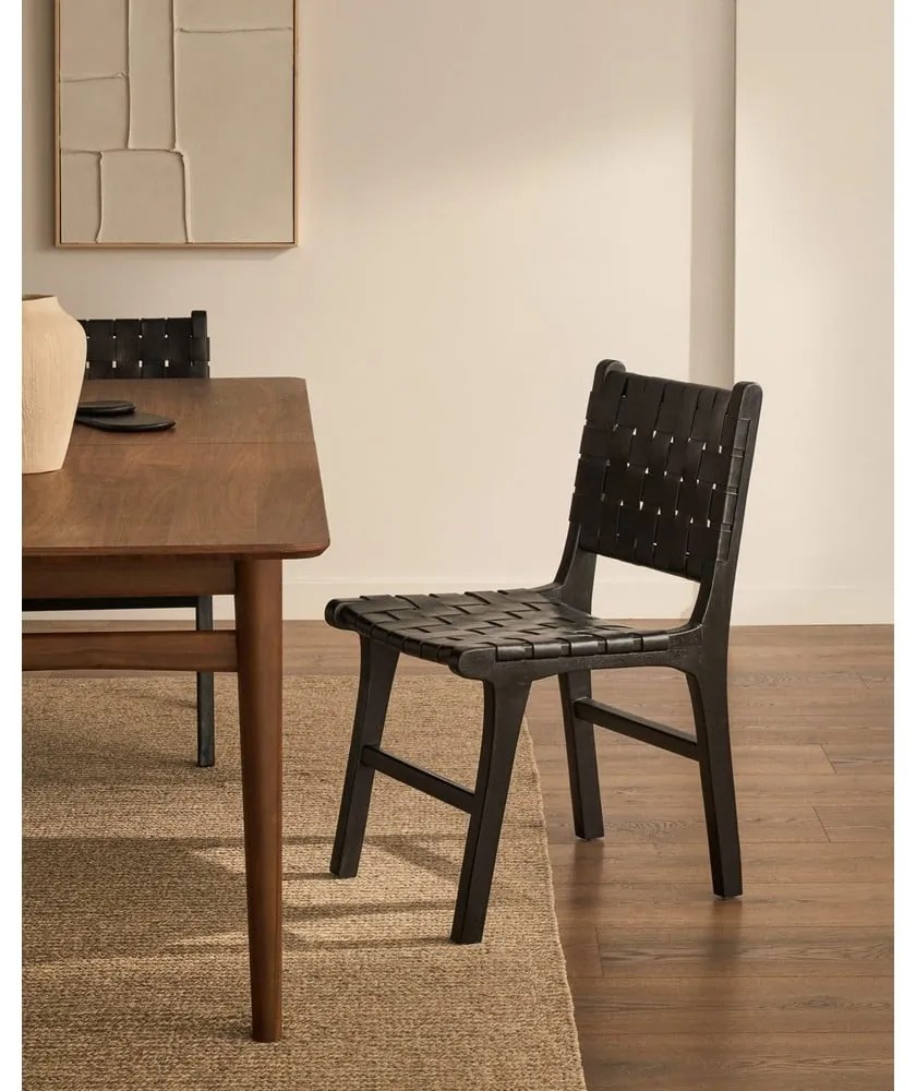 Fekete mahagónifa étkezőszék Calixta – Kave Home