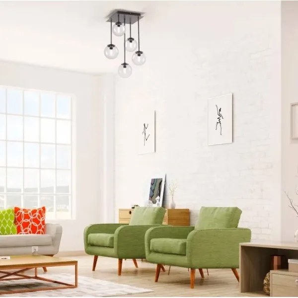 Paul Neuhaus 6719-18 - LED Csillár rúdon WIDOW 5xG9/3W/230V