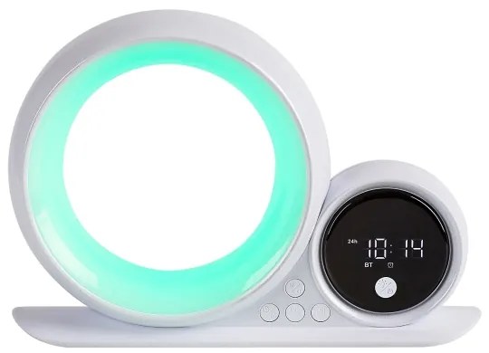 Rabalux 76109 - LED RGB Asztali lámpa hangszóróval WAKEWAY LED/5W/230V