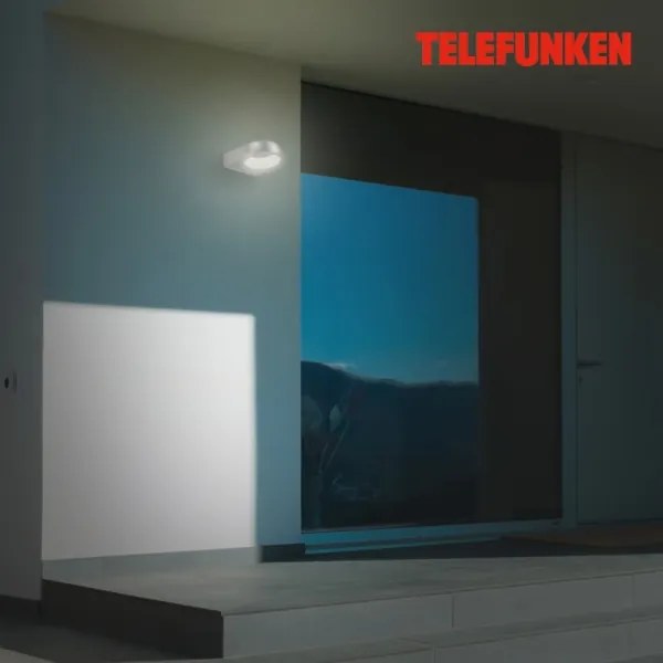 Telefunken 320204TF - LED kültéri fali lámpa LED/6,5W/230V IP44 matt króm