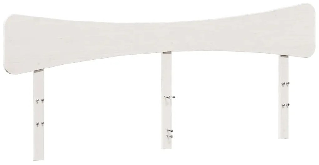 fehér tömör fenyőfa fejtámla 180 cm