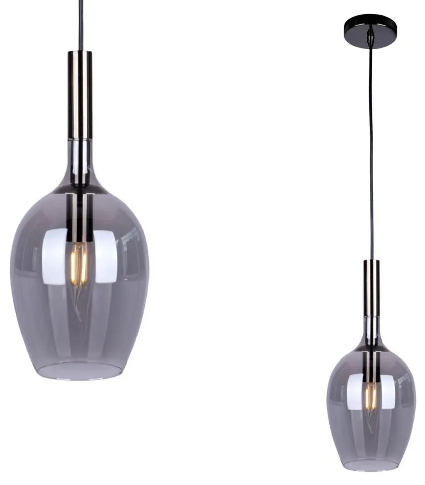 MILAGRO ML8813 LUGANO Egyágú Függesztett Lámpa Fém E14 IP20