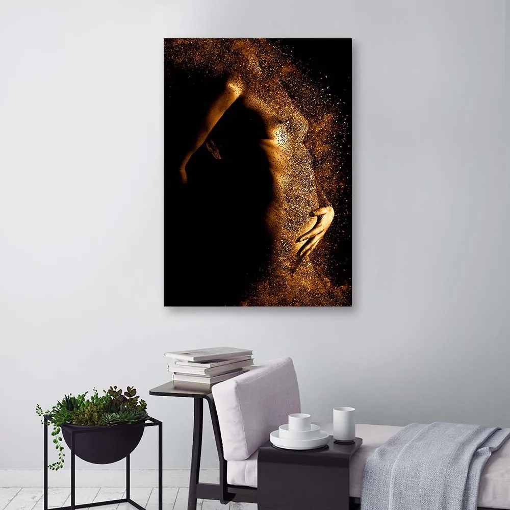 Gario Vászonkép Noi akt aranyporban Méret: 60 x 90 cm