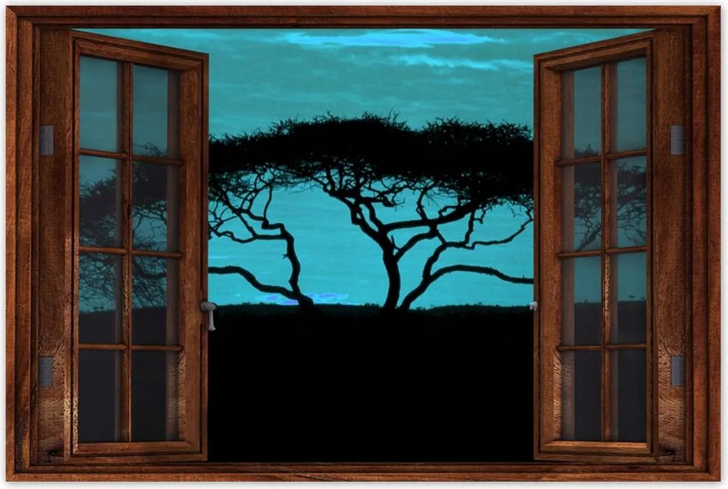 Poszterek 60x40 Akác a szavannán