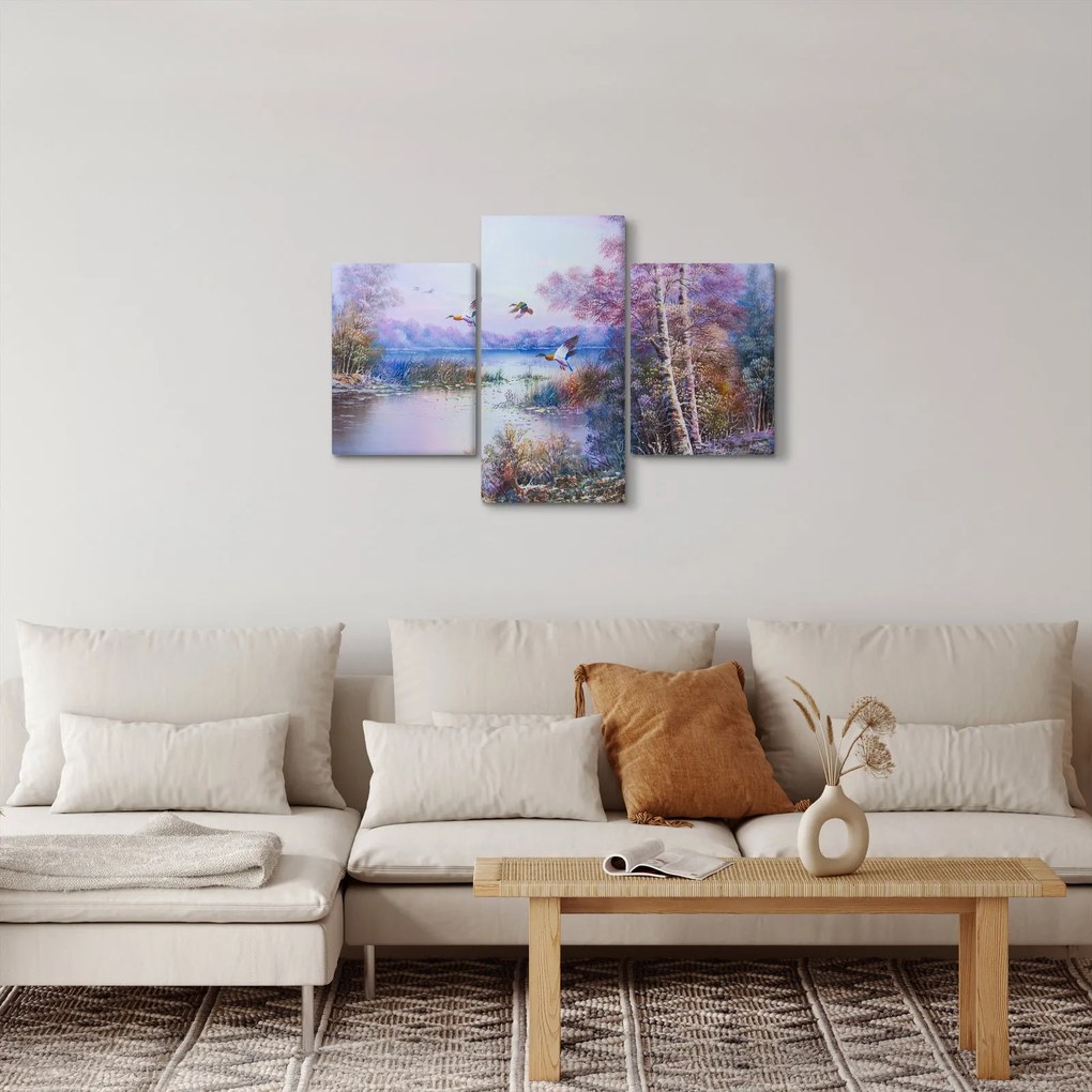 Kép - ősz jön, olajfestmény (90x60 cm)