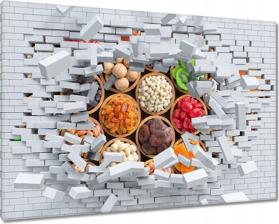 Vászonkép 60x40 Bakália és dió