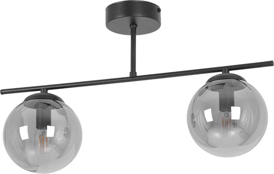 KAJA K-5168 GAMMA Glamour Mennyezeti Lámpa Fekete E14 IP20
