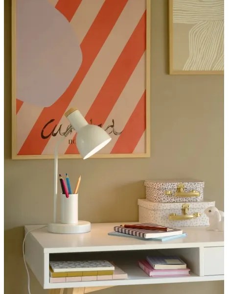 Nordlux - Asztali lámpa DEVONE 1xE27/15W/230V fehér