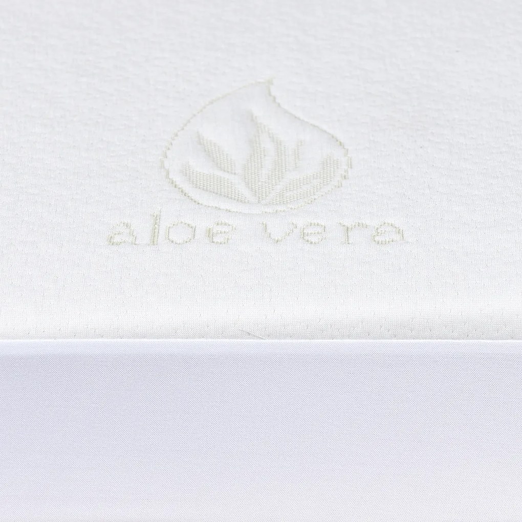 4Home Aloe Vera vízálló körgumis matracvédő, 90 x 200 cm + 30 cm, 90 x 200 cm