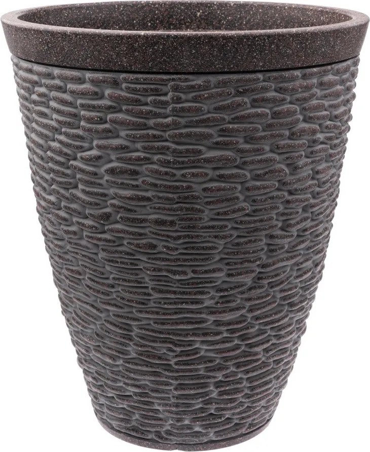 Újrahasznosított műanyag virágcserép ø 38 cm – Dakls