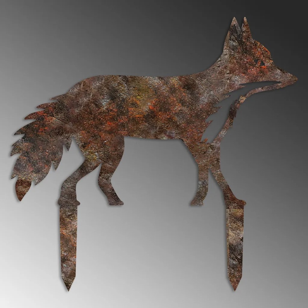 Fox fém kerti dísztárgy, 48×50 cm – TR565TNL1291