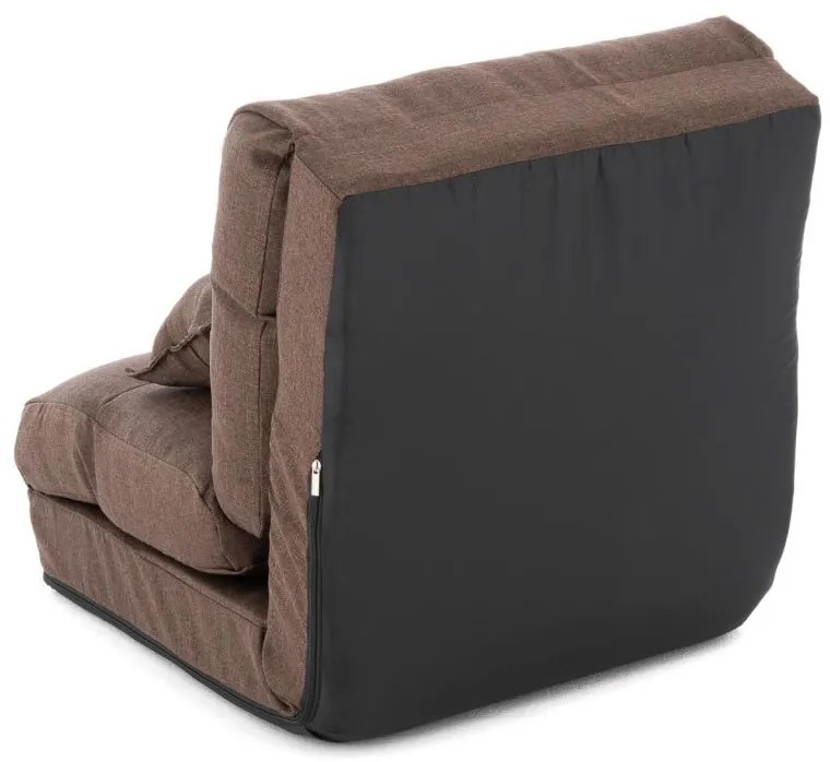 DIVERO TV fotel Relax Lounger Barna