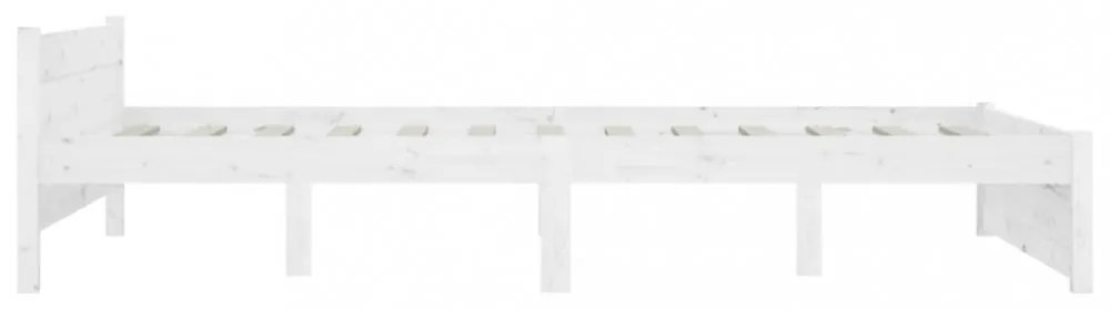 vidaXL fehér ágykeret fiókokkal 120 x 200 cm