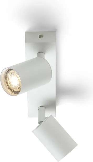 RENDL DUDE II felületre szerelhető fehér 230V LED GU10 2x9W