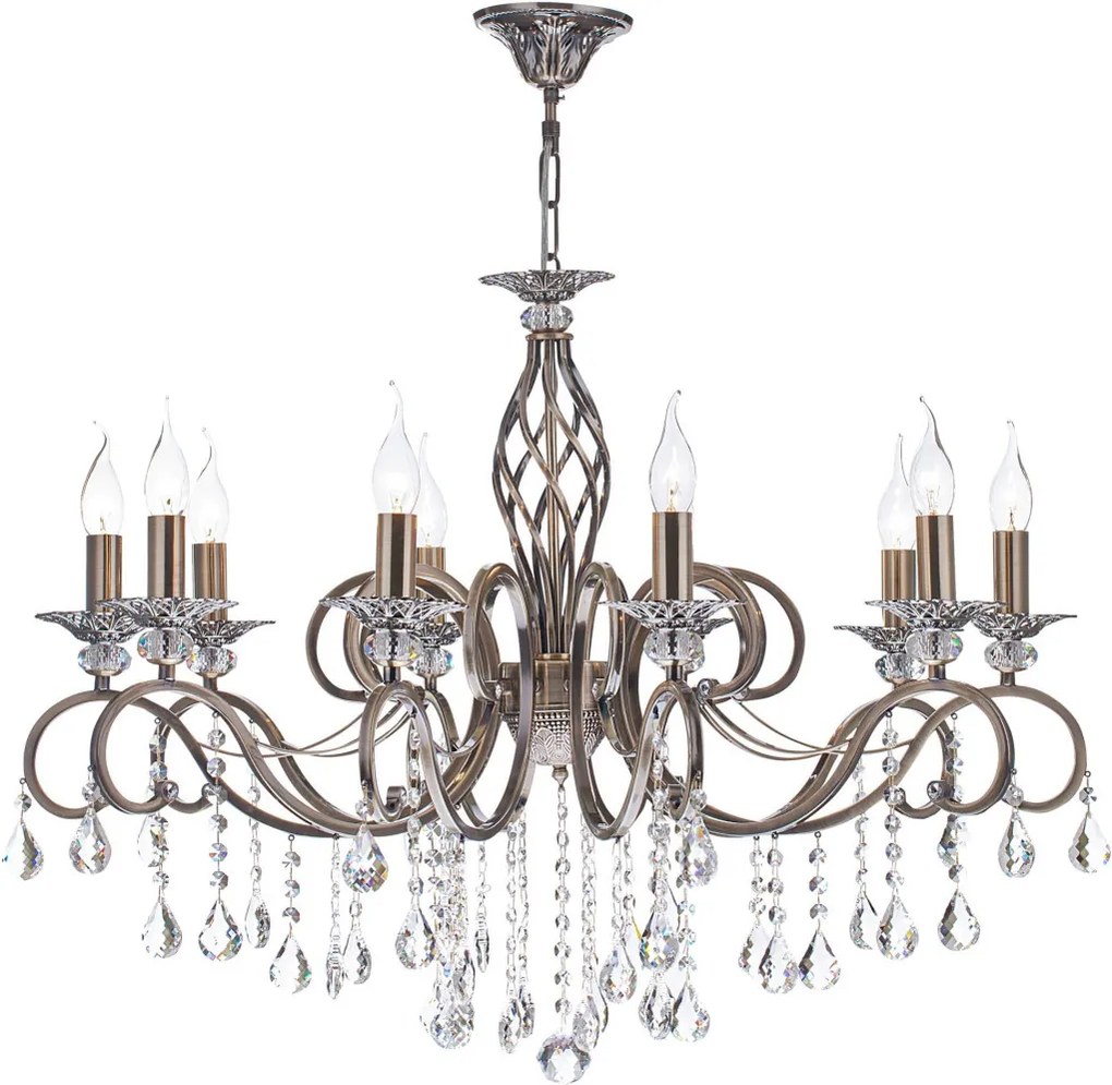 MAYTONI RC247-PL-10-R GRACE Kristály Csillár Sárgaréz E14 IP20