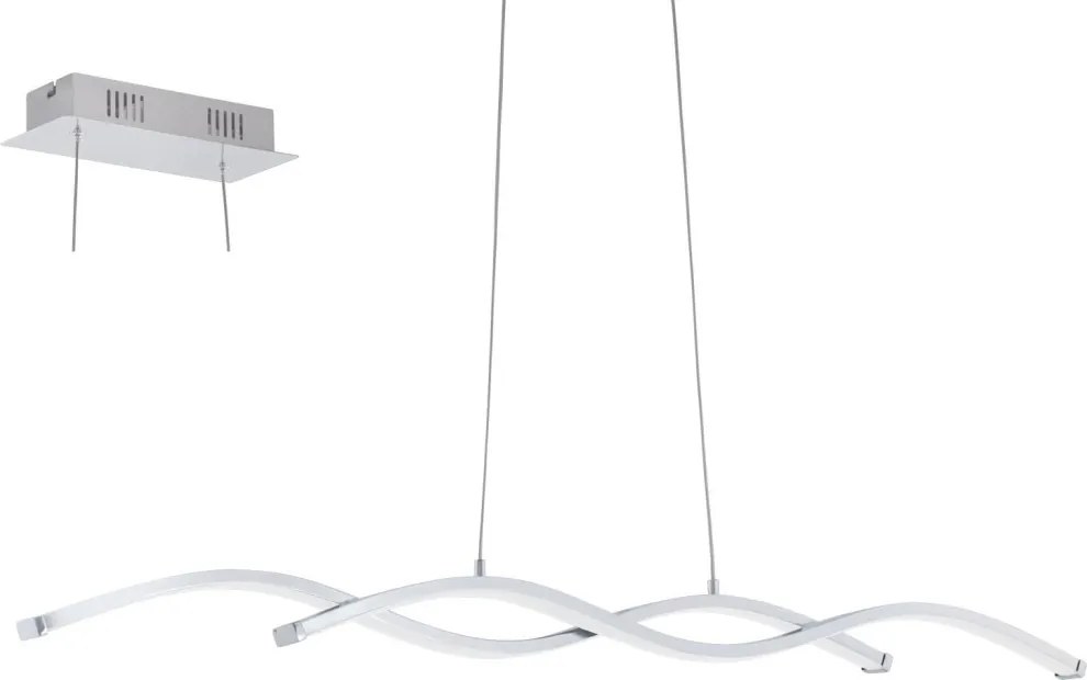 EGLO 96103 LASANA Modern Led Függesztett Lámpa Fehér, Króm LED IP20