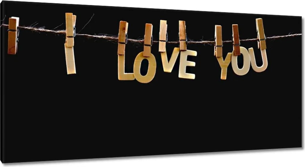 Vászonkép 115x55 Nőnap Ajándék Love