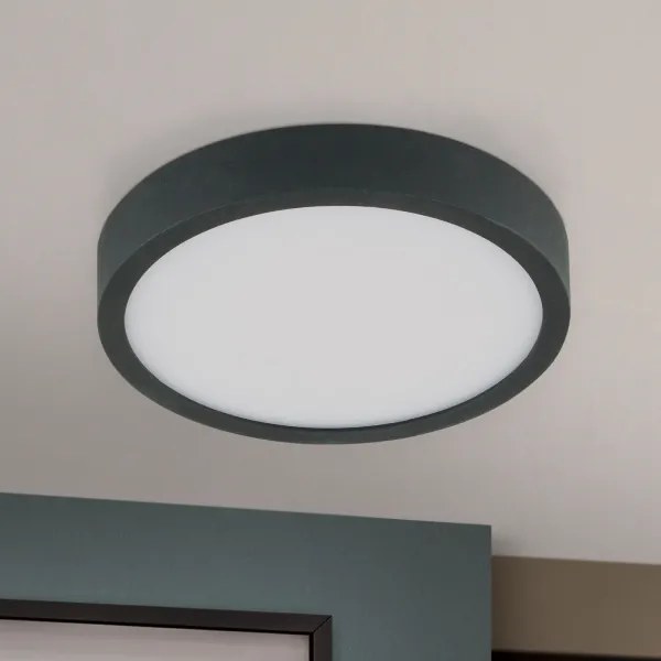 Orion DL 7-657/14 - LED Mennyezeti lámpa BULLY LED/12W/230V átm. 14 cm fekete