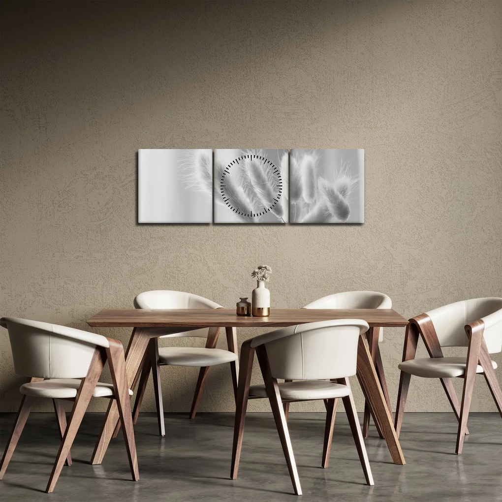 Kép - Nyuszi farok fű (órával) (90x30 cm)