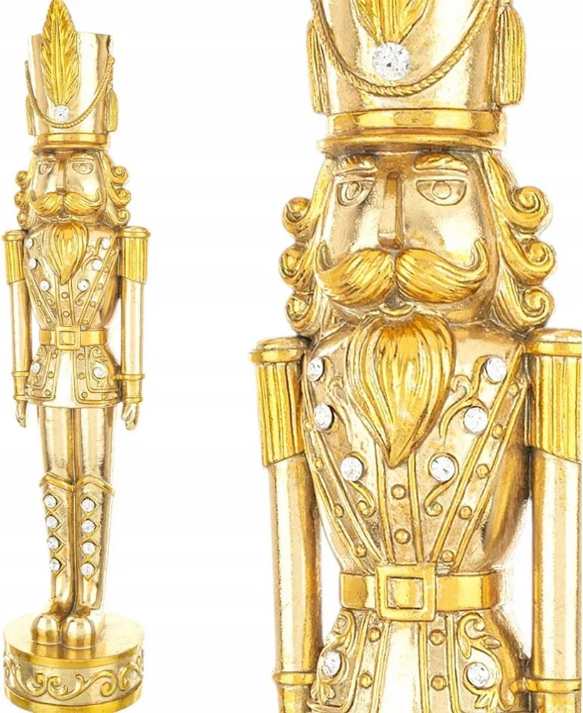 Diótörő Figura 43cm Arany Dekoráció Karácsonyi Dekoráció 40 45