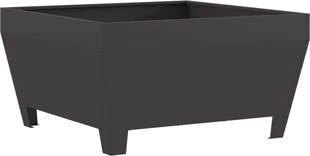 vidaXL Tűzrakó Fekete 80 x 80 x 43 cm Acél