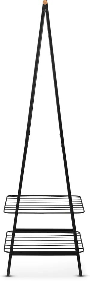 Fekete acél ruhatartó állvány Linn – Brabantia