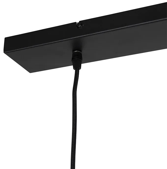 Ipari függőlámpa fekete arannyal 2 lámpás - Magnax