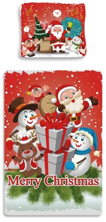 Karácsonyi Red ágyneműhuzat 140×200cm, 70×90 cm