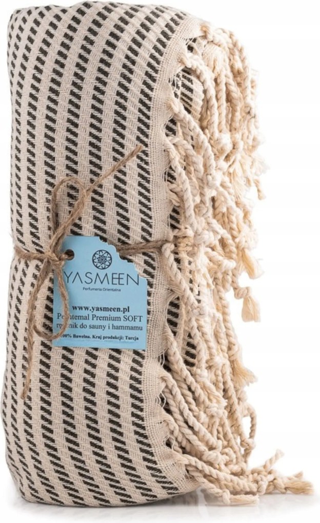 Fürdőlepedő, puha, Premium Soft Khaki, uszodai törölköző, Yasmeen